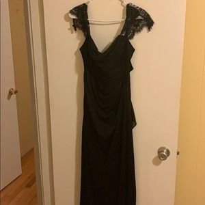 Long black dress
